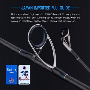 <span class=keywords><strong>Canne</strong></span> <span class=keywords><strong>à</strong></span> <span class=keywords><strong>pêche</strong></span> en carbone de haute qualité 1,98 m, type GAME, pour jigging lent, avec guides Fuji japonais, 6'6'', pour <span class=keywords><strong>la</strong></span> <span class=keywords><strong>pêche</strong></span> en mer en eau salée - Product Image 4