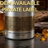 Recharge d'huile parfumée concentrée à 100 % sans alcool pour diffuseur industriel Oud Arabe, longue durée, compatible CVC, marque privée