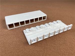 Échantillon gratuit d'équipement à <span class=keywords><strong>fibre</strong></span> optique <span class=keywords><strong>RJ45</strong></span> 8P8C UTP CAT5E Boîtier <span class=keywords><strong>de</strong></span> montage mural en surface à 8 ports pour <span class=keywords><strong>fibre</strong></span> optique et connexion réseau - Product Image 5