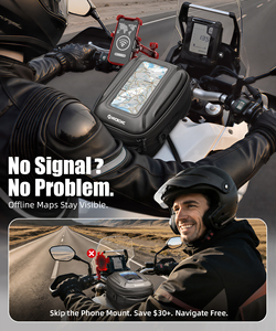 NICECNC Base antivol à dégagement rapide avec verrouillage Push-Pull pour <span class=keywords><strong>sacoche</strong></span> de réservoir de moto, <span class=keywords><strong>sacoche</strong></span> portable pour Yamaha <span class=keywords><strong>Tenere</strong></span> <span class=keywords><strong>700</strong></span> XTZ 07 2019-2024 - Product Image 4