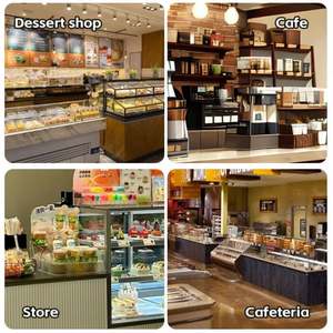 Chauffe-Plats Professionnel en Acier Inoxydable à Température Contrôlée pour Comptoir, Présentoir à Pizzas 3 Niveaux 1200W Grande Taille - Product Image 2