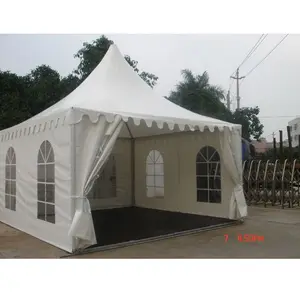 Guangzhou 6x6m Luxury Wedding Event Marquee Waterproof PVC Fabric CE Certified Garden Pagoda Gazebo Canopy