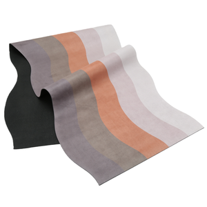 Tapis d'exercice pliable <span class=keywords><strong>Pro</strong></span> Grip fin avec impression personnalisée pour la vente en gros, tapis de yoga en daim et caoutchouc naturel à motifs ondulés - Product Image 1