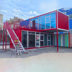 Rumah Prefab 2 Lantai Mudah Dipasang, Tahan Air, Dapat Disesuaikan, Laris Manis, Rumah Mobile 2-3 Kamar Tidur, Rumah Kontainer Prefab - Product Image 1