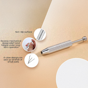 Stainless Steel Auxiliary Piercing Earring Wearing <b>Tool</b> Flatback <b>Grabber</b> <b>Tool</b> for Internal Thread Piercing - Product Image 3