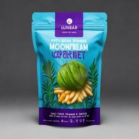 Bolsa Doypack Vegana de Grado Alimenticio con Cierre a Presión VMPET de Plástico con Logotipo Personalizado y Alta Barrera
