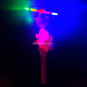 Hübscher LED-Leucht stab für Partys Dekorationen LED-Stick Blinkendes Spielzeug Bunte LED Windmill Spinner Leuchten Zauberstab Spielzeug - Product Image 5