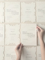 Invitation de mariage sophistiquée de style français sur mesure, carte en papier personnalisée haut de gamme pour anniversaire, invitation formelle fabriquée en Chine