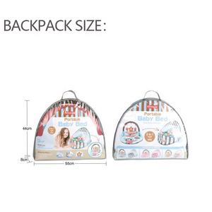 बाओ खान पोर्टेबल 2-इन-1 फोल्डेबल बेबी क्रिब्स घोंसला खाट नीड़ बिस्तर और नवजात लड़कियों के लिए संगीत - Product Image 6