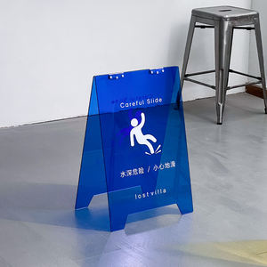 Letreros de pie de piso tipo A de acrílico de color, letrero de pie exterior, letrero de acrílico de tienda colorido - Product Image 2