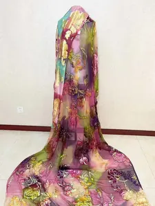 Ready To Ship Hot Sell Somali Dirac Set Silk Velvet 3.5 Meters With 2 Meters Gabasar Silk Women Dress