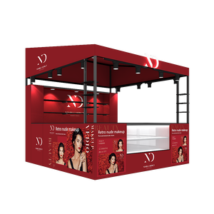 Stand Modular de Aluminio de 10x10 pies para Cafetería Personalizada, con Iluminación LED, Stand Portátil para Ferias Comerciales de <span class=keywords><strong>Comercio</strong></span> <span class=keywords><strong>Justo</strong></span> - Product Image 4