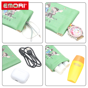 Sac organisateur de fermeture à ressort en PU étanche avec logo personnalisé Offre Spéciale pour accessoires électroniques rangement de voyage cosmétiques - Product Image 6