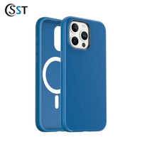 Sym casing ponsel magnetik untuk IPhone14 Pro Max, pelindung belakang iPhone 16 15 14 13 12