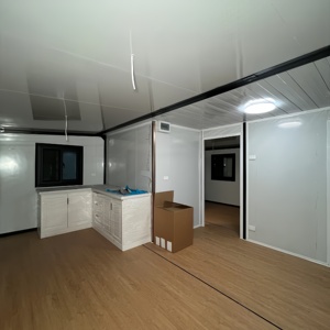 Maison préfabriquée en conteneur à panneaux sandwich extensible et pliable de marque SS personnalisée, 20 pieds, 40 pieds, moderne, chambre à coucher, bureau, bâtiment, 1 an - Product Image 2