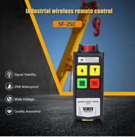 Control Remoto Inalámbrico RF Industrial Universal de 2 Botones y Una Velocidad, Resistente al Agua, para Grúa Hidráulica, Directo de Fábrica