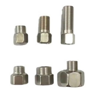 Connecteurs filetés mâles et femelles, raccords de tuyauterie métalliques pour eau, huile, vapeur, taille 6 mm - Product Image 1