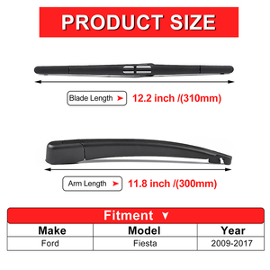 Fabbrica parabrezza Automotive Tool Type accessori <span class=keywords><strong>per</strong></span> <span class=keywords><strong>spazzole</strong></span> <span class=keywords><strong>tergicristallo</strong></span> posteriori gruppo di ricambio <span class=keywords><strong>per</strong></span> <span class=keywords><strong>Ford</strong></span> <span class=keywords><strong>Fiesta</strong></span> 2009 2017 - Product Image 3