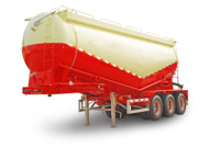 3 Dingilli Kuru Çimento Tankeri Treyleri 40cbm 45cbm 50cbm Toz Tankı Semi Treyler Semi Treylerler Uçucu Kül Toplu Çimento Semi Treyleri
