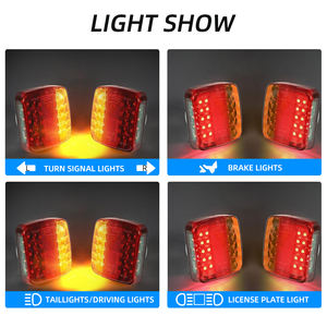 <span class=keywords><strong>Feux</strong></span> arrière <span class=keywords><strong>LED</strong></span> <span class=keywords><strong>sans</strong></span> <span class=keywords><strong>fil</strong></span> carrés pour <span class=keywords><strong>remorque</strong></span> de camion, <span class=keywords><strong>feux</strong></span> de bordure <span class=keywords><strong>LED</strong></span> pour camion, <span class=keywords><strong>feux</strong></span> d'avertissement, normes européennes et américaines, <span class=keywords><strong>feux</strong></span> arrière de voiture - Product Image 6