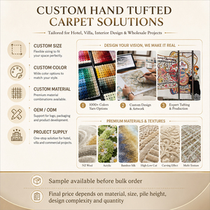 Alfombra de Lana de Nueva Zelanda Hecha a Mano, con Diseño Moderno y Personalizado, de Forma Irregular, de Alta Calidad, de la Fábrica Manna Carpets - Product Image 6