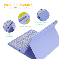 2021 2020 12.9 Mini 6 Air 4 et avec étui pour tablette clavier Android Pro 12.9 pouces pour Ipad 9 10th Gen 10.9 pouces 2022