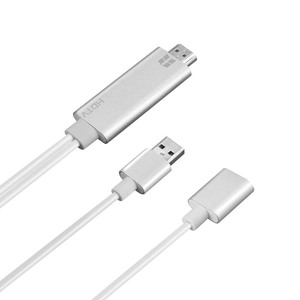 USB femelle vers HDMI2.0 1080P mâle miroir câble vidéo avec pour <span class=keywords><strong>iPhone</strong></span> Android HD-MI adaptateur <span class=keywords><strong>AV</strong></span> pour téléphone portable câble d'alimentation USB - Product Image 2