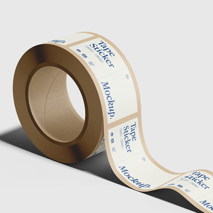 Rouleau de papier illuminé de 100ml avec impression de bandes de 10ml pour étiquettes holographiques de bouteilles de champagne en vinyle autocollant de parfum d'huile toux - Product Image 1