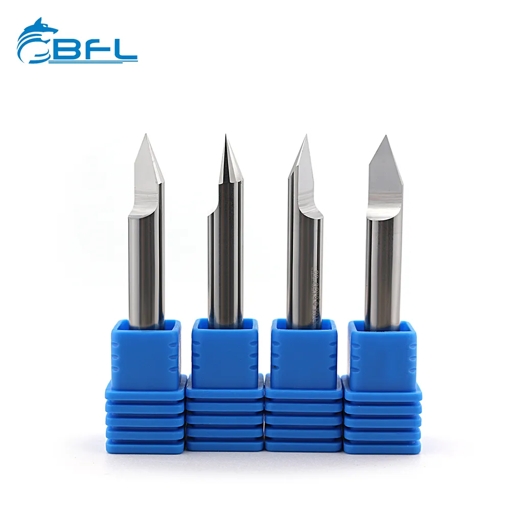 BFL Tungsten Carbide Cutting Tool CNC V Groove Engraving milling Cutter 3D End Mill V Shape for wood PCB cutter