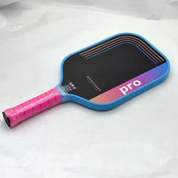 Raket Pickleball Proton Edgeless dengan Inti Sarang Lebah Injeksi Busa 16mm, Permukaan Serat Karbon T700 Kasar Super Kuat, Portabel, Bersertifikasi USAPA