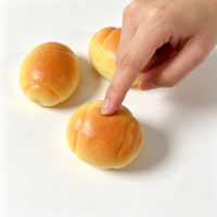 Jouet Squishy en Mousse PU de 6,3 cm, Mini Pain, Porc, Chignon, Beurre, Fromage, Souple, à Rebond Lent, Parfumé, Aliment Simulé, Sensation Adhésive au Toucher
