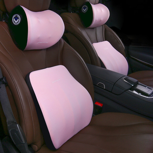 Appuie-tête de <span class=keywords><strong>voiture</strong></span> de luxe Jietuo, soutien lombaire, coussins de siège, protecteurs de nuque <span class=keywords><strong>pour</strong></span> <span class=keywords><strong>conducteur</strong></span>, tissu respirant en soie glacée, taille moyenne - Product Image 3