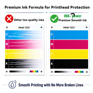 INK-POWER <span class=keywords><strong>Tinta</strong></span> de Recarga Compatible Premium para Impresoras <span class=keywords><strong>Epson</strong></span> 544 001 003 102 103 104 502 <span class=keywords><strong>522</strong></span> 664 673 para Impresoras <span class=keywords><strong>EPSON</strong></span> Ecotank - Product Image 4