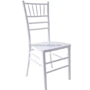 सबसे अच्छी कीमत सफेद लकड़ी Chiavari कुर्सियों भोज खाने की कुर्सी शादी कुर्सियों