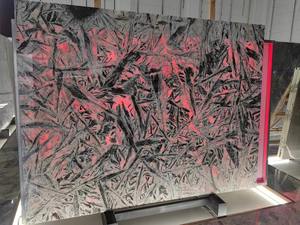 新しい到着モダンホワイト半透明大理石クリスタルバックライト付き壁パネルスラブタイルカスタム大壁フローリング素晴らしい白いスラブ - Product Image 3