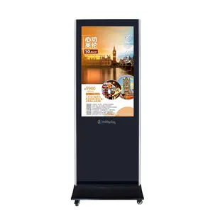 Touchscreen 55 inch digital signage android os Mall broadcasting Kiosk for Virtual Fitting Room with i Pad design
