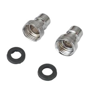 Boquilla para manguera de lavadora, acero inoxidable, 20 mm de diámetro interior, diseño industrial duradero - Product Image 4