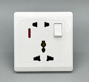 AGUX LS Indoor Wall Switch Socket <strong>PC</strong> Panel 220 V 10A-16A Single Pole Household Outlet - Product Image 4