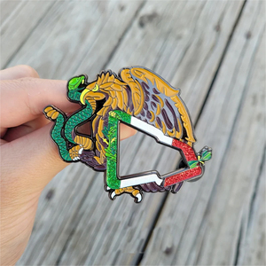 Pins Personalizados de Metal al por Mayor para Gorras Mexicanas, Pins para Gorras de Béisbol con Broche, Pins para Gorras y Guantes - Product Image 4