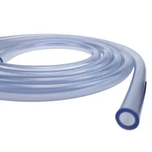 CNJG UV-Resistant Odorless PVC Plastic Clear Tube,Transparent Garden Hose,Flexible Transparent PVC Hose
