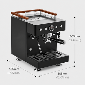 <span class=keywords><strong>Cafetera</strong></span> Espresso <span class=keywords><strong>Italiana</strong></span> <span class=keywords><strong>Eléctrica</strong></span> de 220V, Semiautomática, de Acero Inoxidable, de 58 mm, con Bomba de Alta Presión - Product Image 5