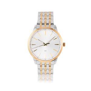 Montre à bracelet en métal hautement personnalisée Montre à quartz étanche de luxe en acier inoxydable - Product Image 1