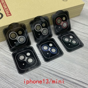 ฟิล์มกระจกนิรภัยกันรอยเลนส์กล้องสีดำเมทัลลิกสำหรับ iPhone 11 12 13 14 15 16 17 Pro Max - Product Image 4