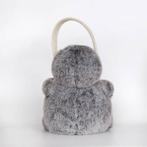 Cestino per uova di pasqua in <span class=keywords><strong>peluche</strong></span> marrone per bambini <span class=keywords><strong>peluche</strong></span> adorabile morbido <span class=keywords><strong>peluche</strong></span> ottimo regalo tutte le età compleanno - Product Image 3