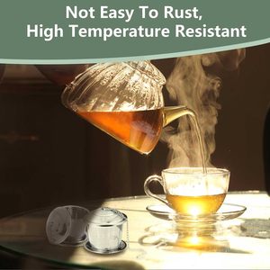 Loose Leaf Tea Filter Reusable Fine Mesh Tea Strainer Stainless Steel <b>Extended</b> <b>Chain</b> Hook Infuser - Product Image 1