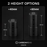 Extension de Guidon Carbonrevo Dualtron pour Trottinette, Rallonge de Guidon Compatible, Premium, Résistante à la Corrosion pour la Conduite Quotidienne