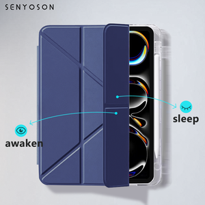 SYX Personnalisé Puissant Attache Magnétique Slim Y Trifold Stand Case pour <span class=keywords><strong>iPad</strong></span> 10th/11th 10.9 Inch Gen Case <span class=keywords><strong>iPad</strong></span> Shell - Product Image 1