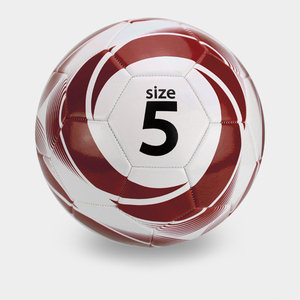 Balón de Fútbol Cosido a Máquina de la Mejor Calidad al por Mayor de Zhensheng, Balón de Fútbol Rojo, Tamaño <span class=keywords><strong>4</strong></span>, Tamaño 5, Tamaño 3 - Product Image 2