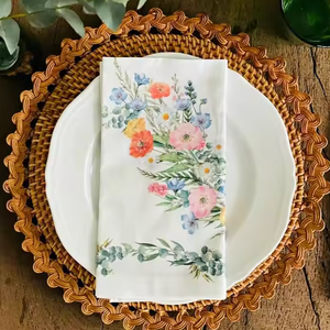 Salvamantel Redondo de Ratán Natural Ecológico Estilo Bohemio, Plato Decorativo Tejido para Bodas y Fiestas, Hecho en Vietnam, Marca GREENCRAFT - Product Image 5