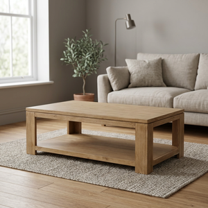 Table basse en bois massif durable, ensemble de supports TC, design moderne, couleur personnalisée, meubles de salon, 100% bois naturel, bureau à domicile - Product Image 3